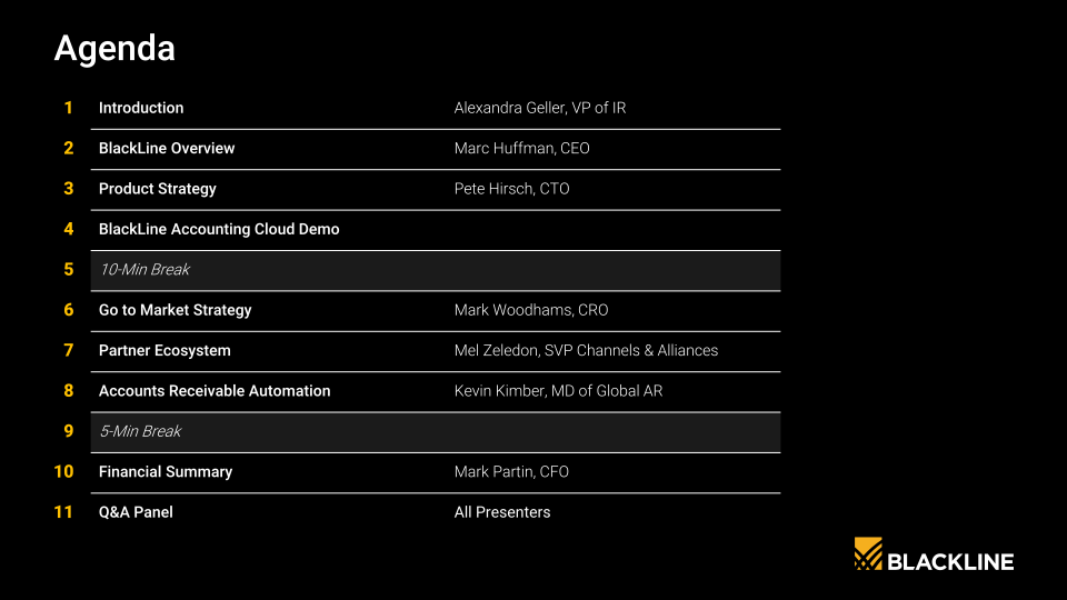 BlackLine Investor Day slide image #3