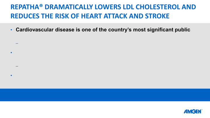 Repatha: Steps to Improve Affordability and Access for Patients with Cardiovascular Disease slide image #4