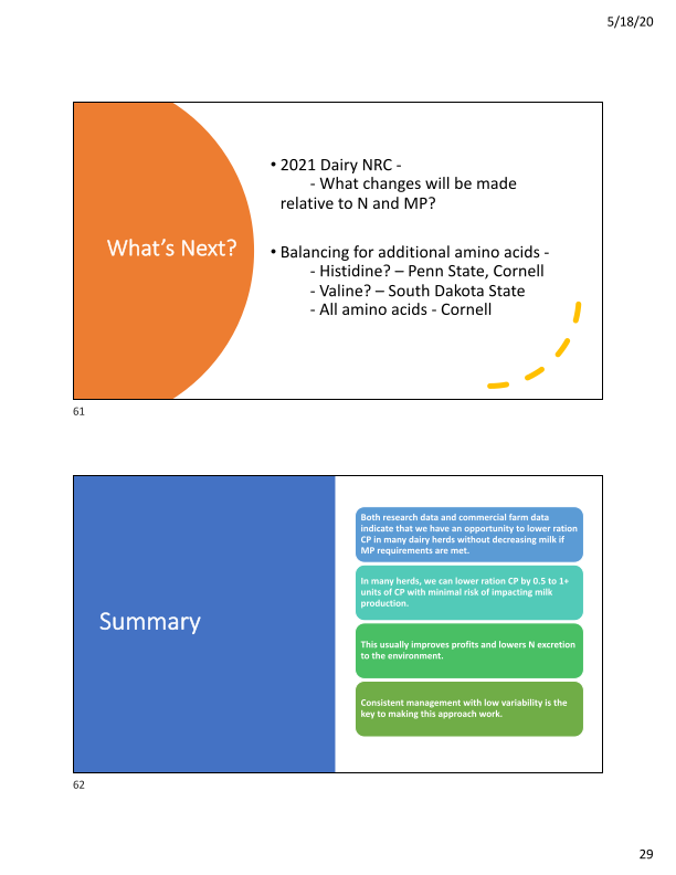 Feeding Lower Protein Rations – How Low Can We Go? slide image #30