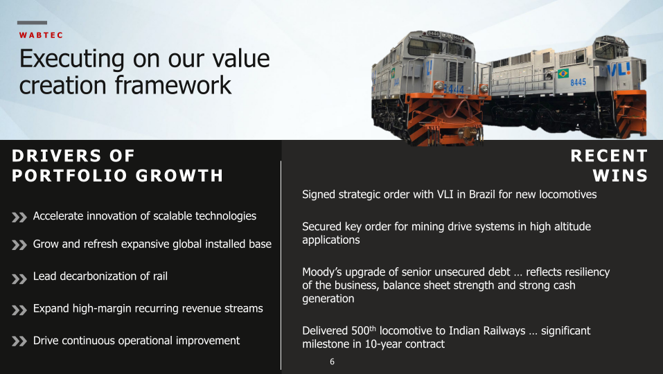 First Quarter 2023 Wabtec Financial Results and Company Highlights slide image #7