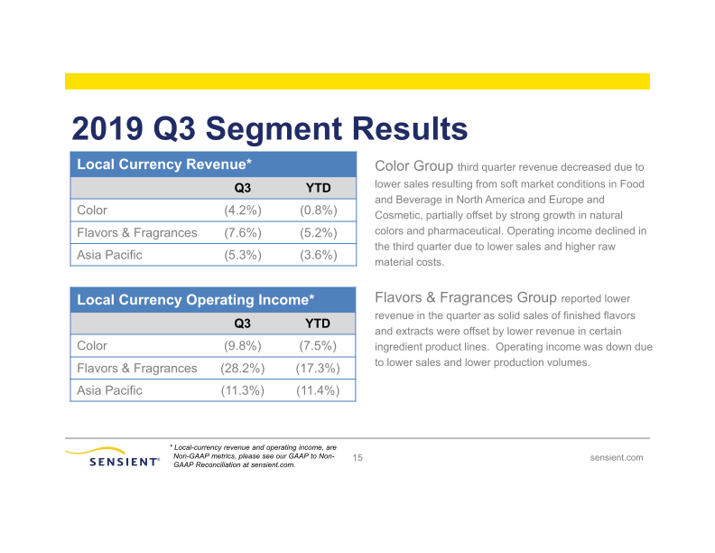 Sensient Technologies Corporation slide image #16