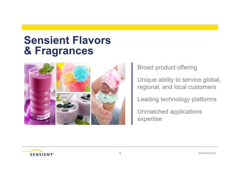 Sensient Technologies Corporation slide image #10