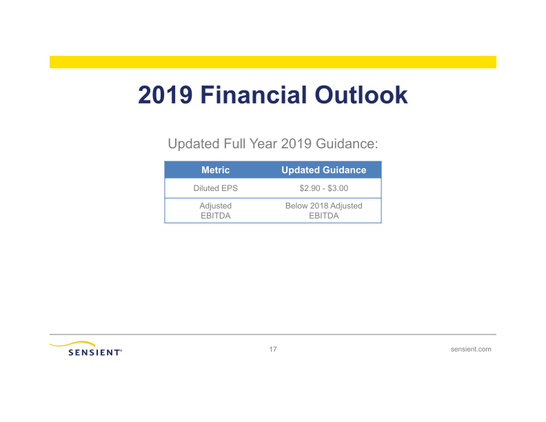 Sensient Technologies Corporation slide image #18