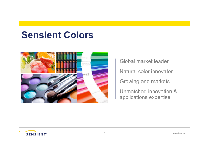 Sensient Technologies Corporation slide image #7