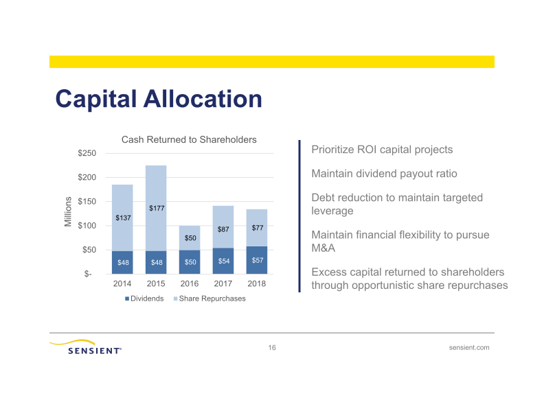 Sensient Technologies Corporation slide image #17