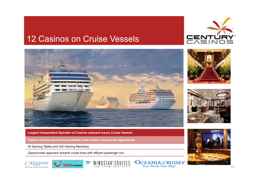 Century Casinos Corporate Presentation  slide image #14