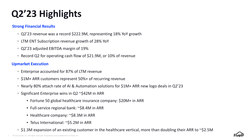 Q2 2023 Investor Presentation slide image #4