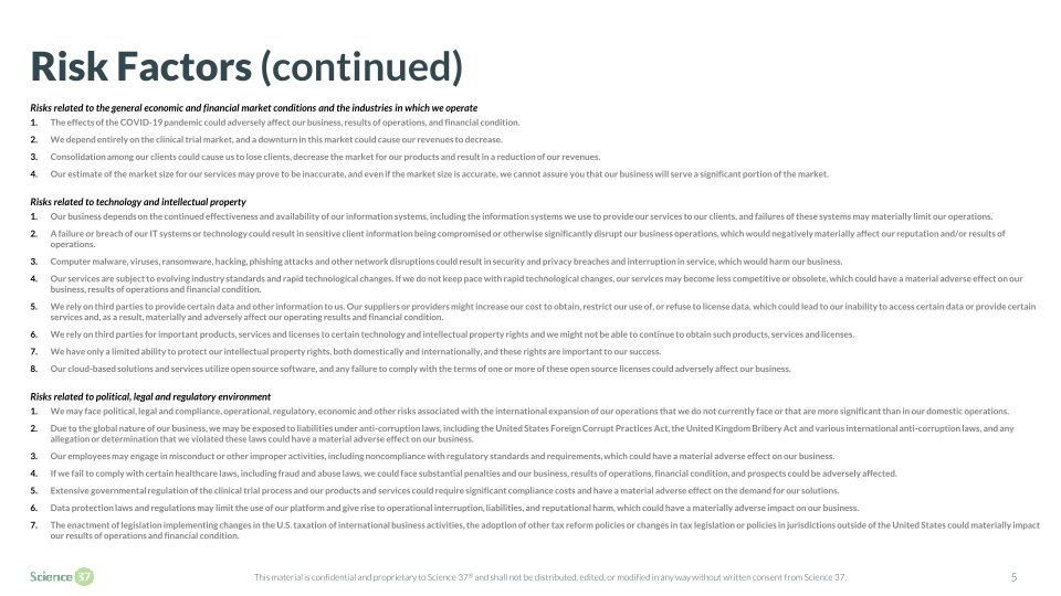 Science 37 Technologies Company Presentation slide image #6