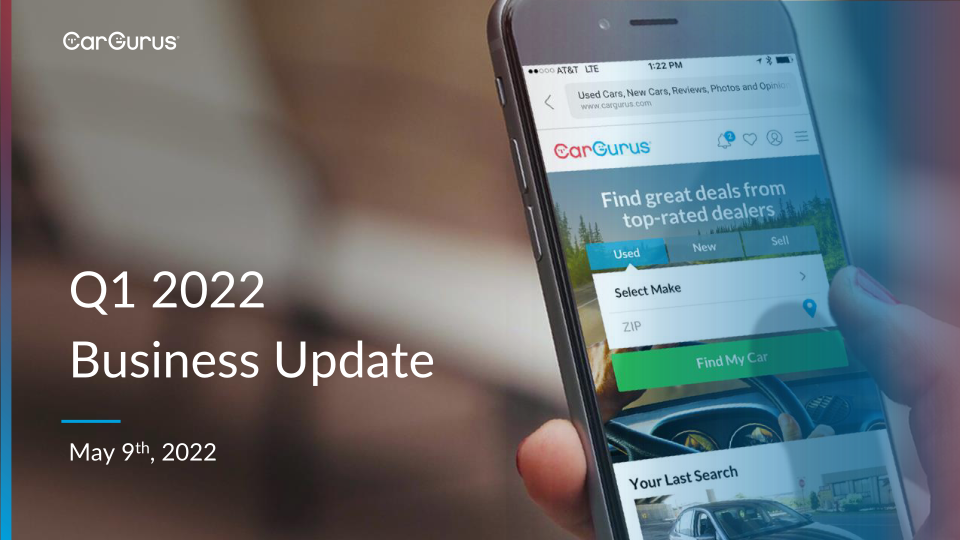 Q1 2022 Business Update image