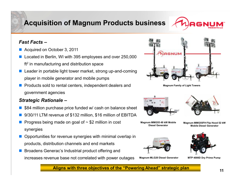 Generac Investor Presentation slide image #12