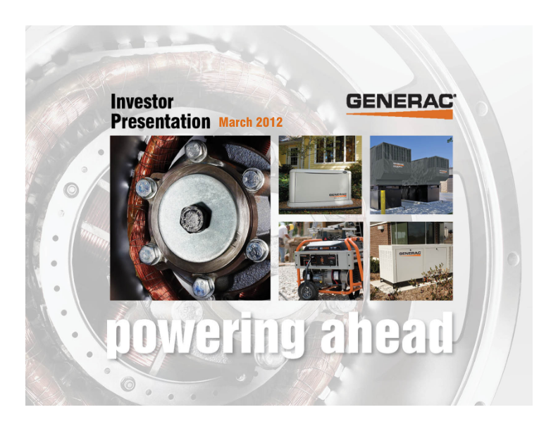 Generac Investor Presentation image