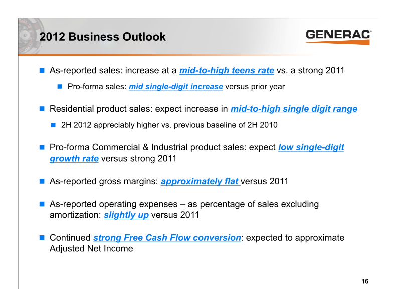 Generac Investor Presentation slide image #17