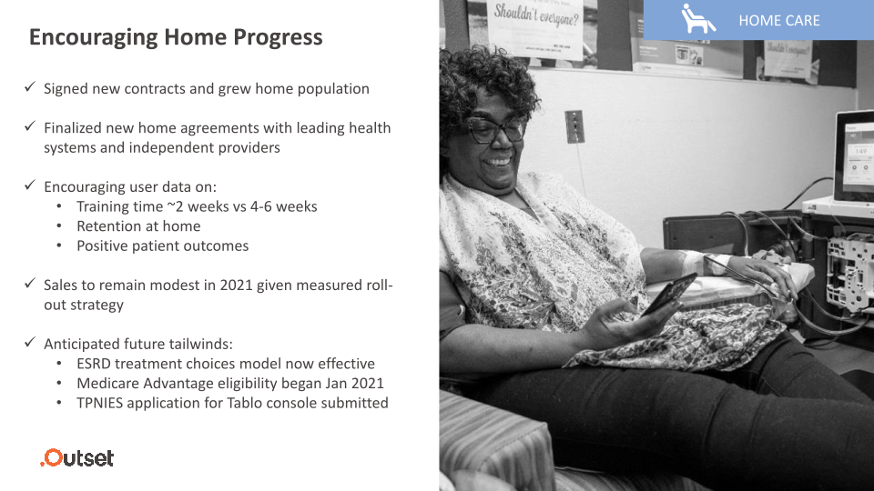 Outset Medical Fourth Quarter & Full Year 2020 Earnings Call slide image