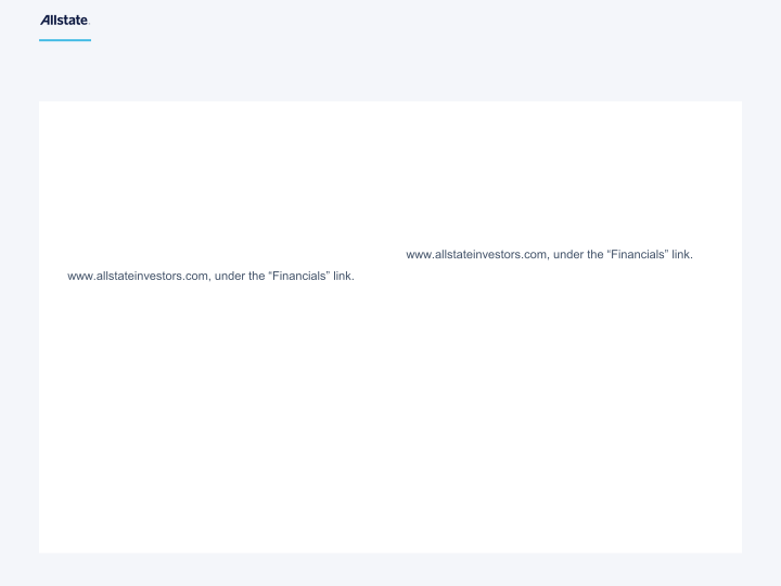 The Allstate Corporation First Quarter 2023 Earnings Presentation slide image #3