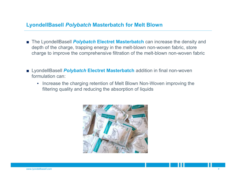 Polybatch Electret Masterbatch For Respiratory Protective Devices slide image #5