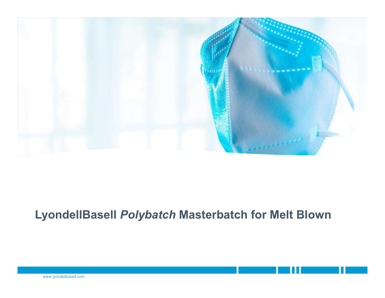 Polybatch Electret Masterbatch For Respiratory Protective Devices slide image #4