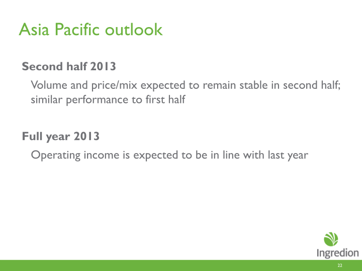 Second Quarter 2013 Earnings Call slide image #23