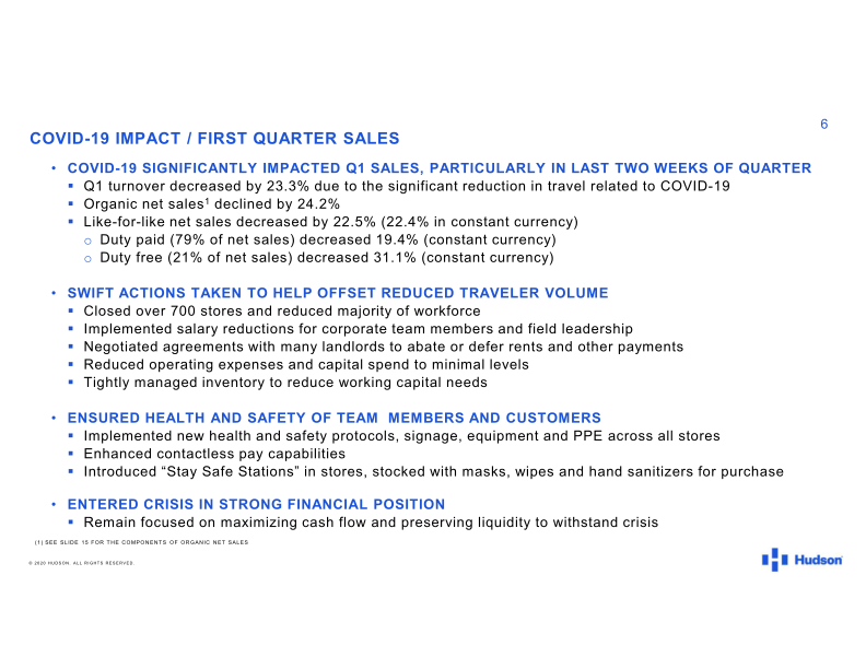 2020 First Quarter Results slide image #7