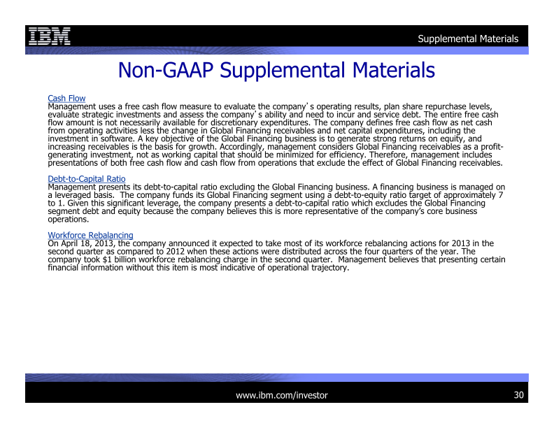 4Q 2013 Earnings Presentation slide image #31