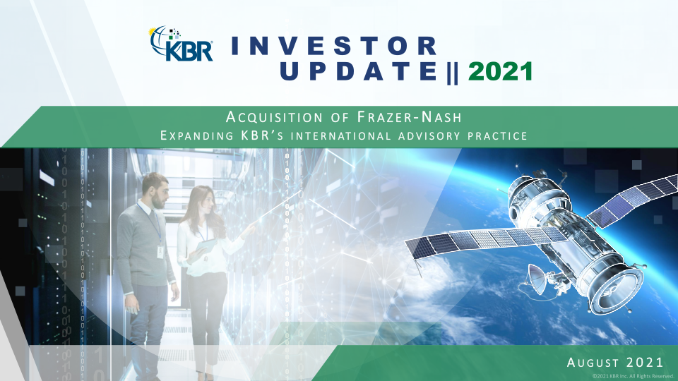 KBR Investor Update image