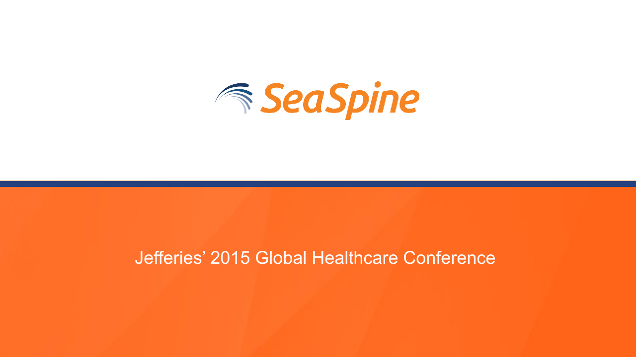 Jefferies 2015 Global Healthcare Conference Investor Presentation image