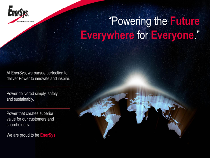 Enersys Company Presentation image