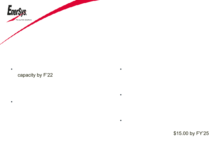 Enersys Company Presentation slide image #23