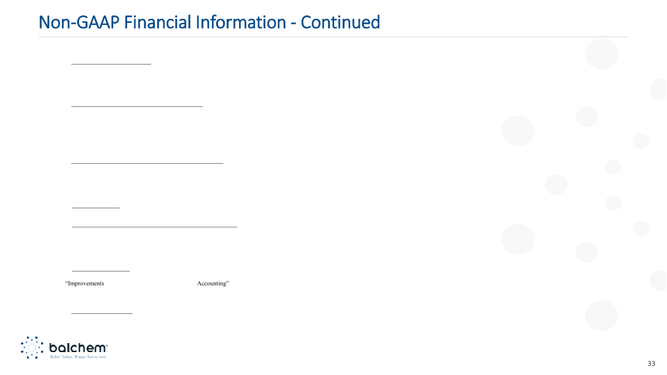 Balchem Investor Presentation Q2 2023 slide image #34