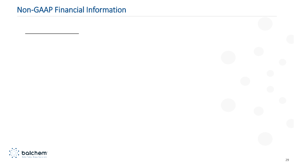 Balchem Investor Presentation Q2 2023 slide image #30
