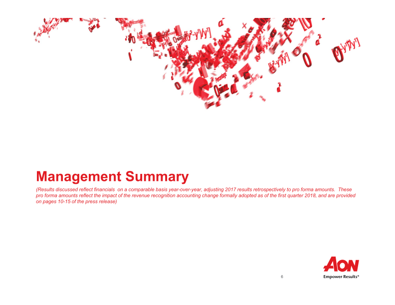 Aon Plc Second Quarter 2018 Results  slide image #8