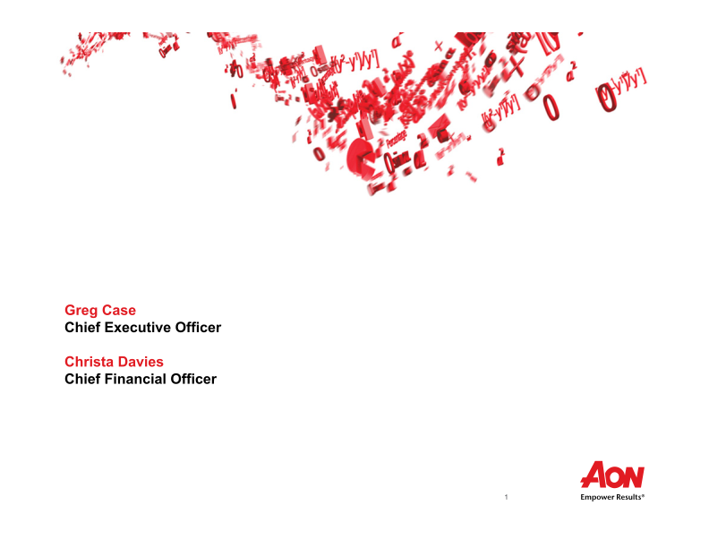 Aon Plc Second Quarter 2018 Results  slide image #3