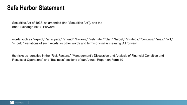 Third Quarter Fiscal 2018 Earnings slide image #3