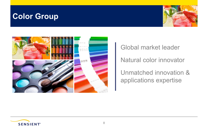 Sensient Fourth Quarter 2020 Investor Presentation slide image #9