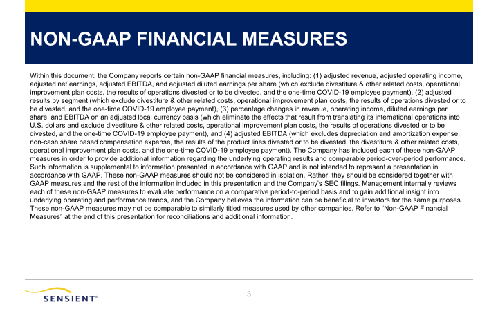 Sensient Fourth Quarter 2020 Investor Presentation slide image #4