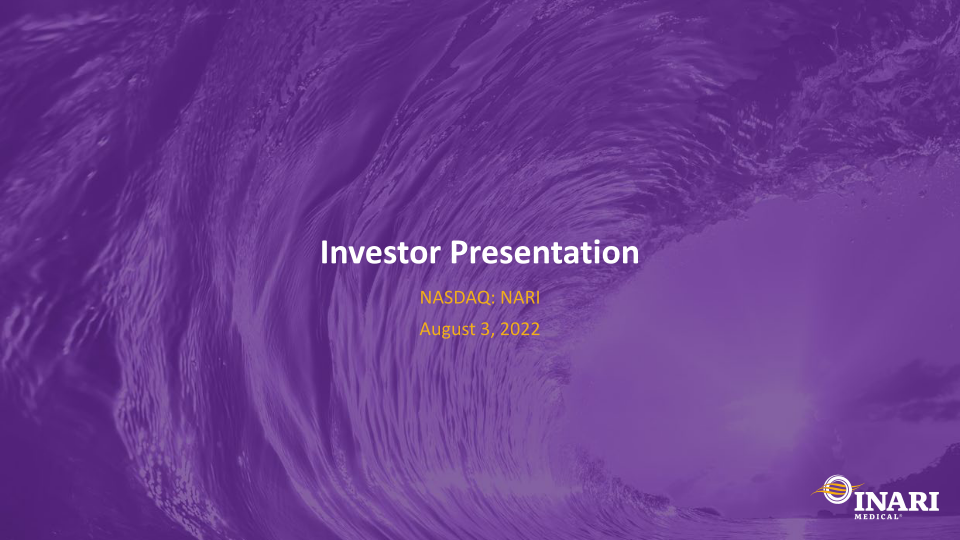 Inari Medical Investor Presentation image