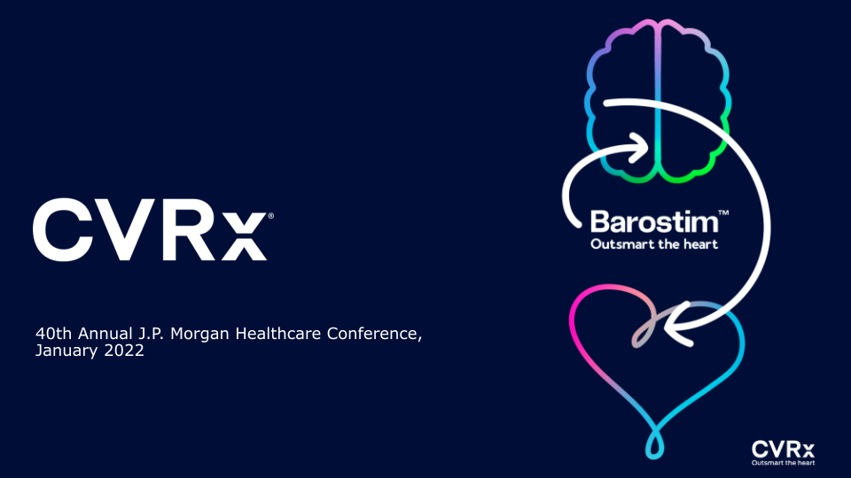 CVRX 40th Annual J.P. Morgan Healthcare Conference image