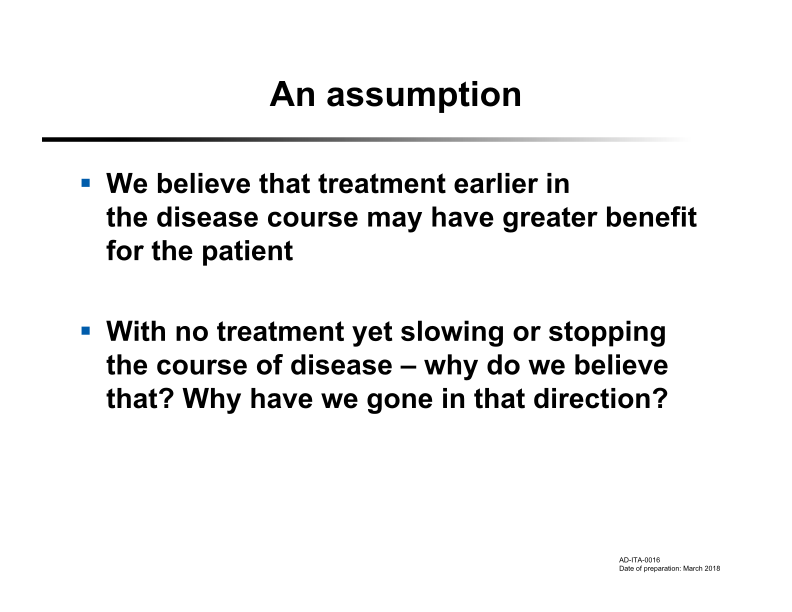 The Importance of Early Identification of Alzheimer’s Disease Company Presentation slide image #6