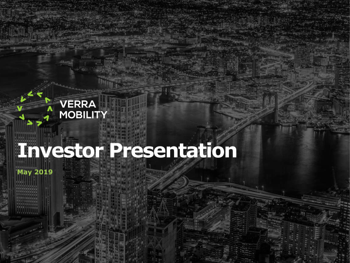 Verra Mobility Investor Presentation image