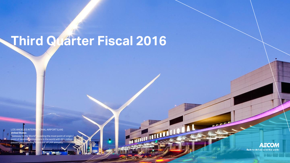 Third Quarter Fiscal 2016 image