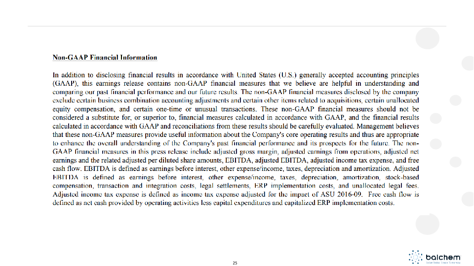 Balchem Investor Presentation slide image #26