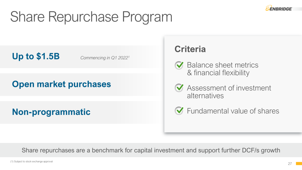 Enbridge 2021 Investor Day slide image #28