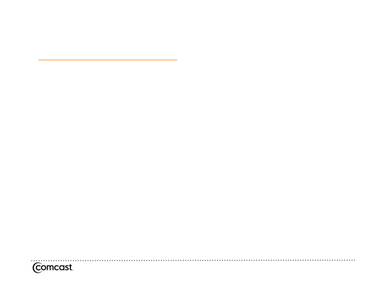 Comcast 4th Quarter & Year End 2009 Results Quarter & Year End 2009 Results slide image #12