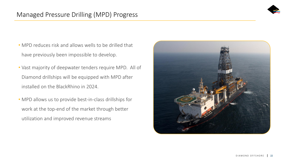 Diamond Offshore Investor Update slide image #23