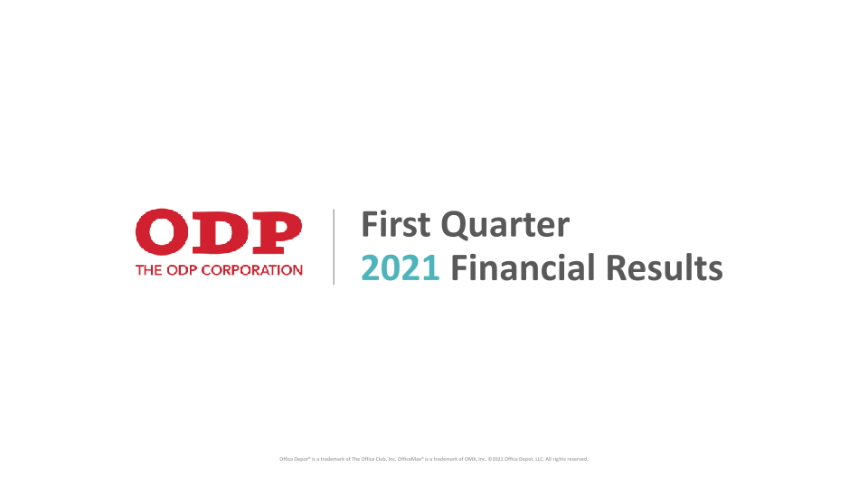 First Quarter 2021 Financial Results image