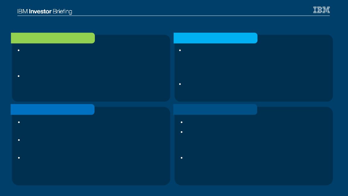 IBM Investor Briefing slide image #11