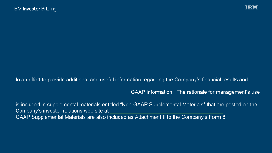 IBM Investor Briefing slide image #26