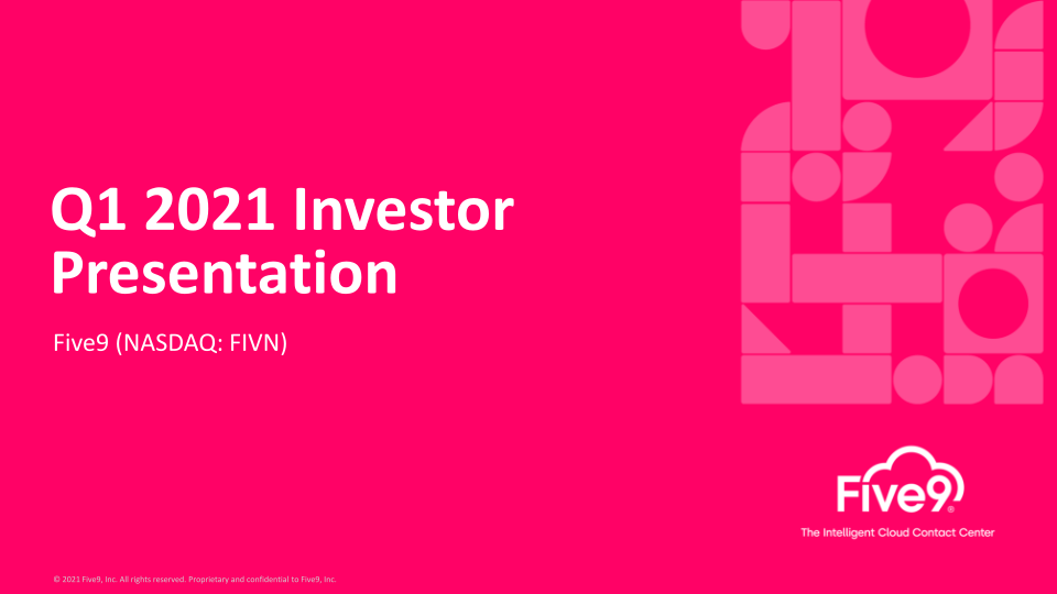 Q1 2021 Investor Presentation image