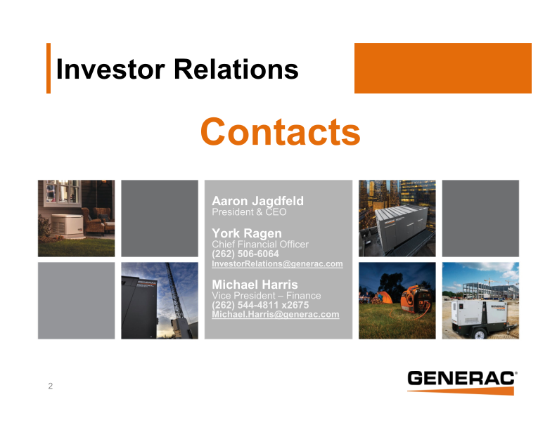 Generac Key Banc Industrial Conference May 31, 2017 slide image #3