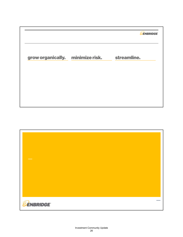 Enbridge Mid-Year Investor Update Meeting slide image #29