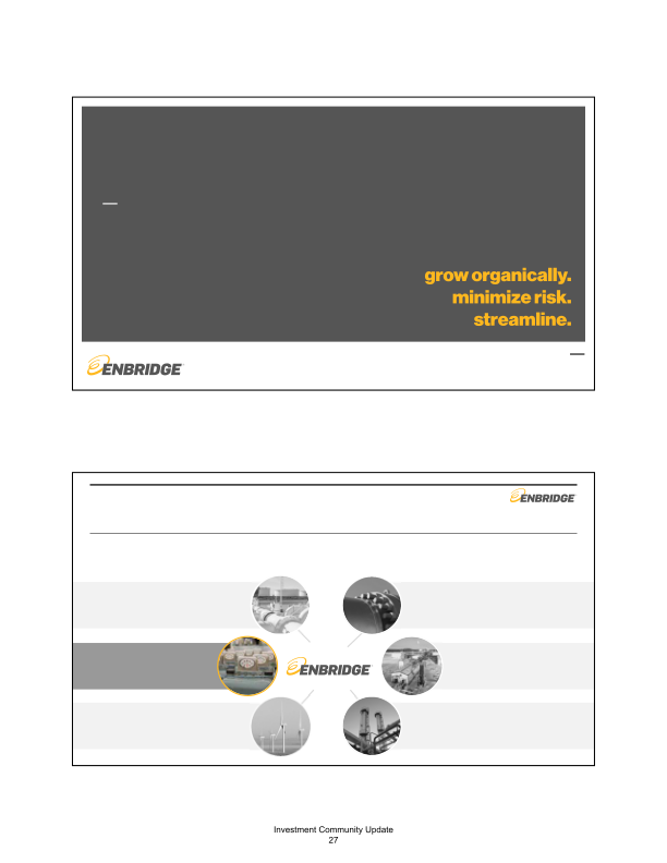 Enbridge Mid-Year Investor Update Meeting slide image #30